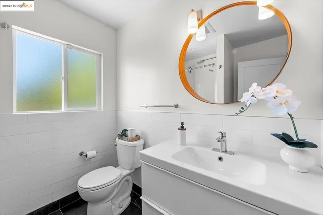 a view of a balcony with a garden