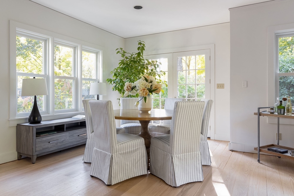 855 Barretts Mill Road Concord, MA 01742 - Photo 6 of 15 a view of a dining room with furniture window and outside view