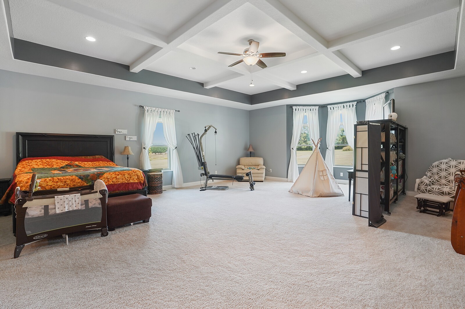 4785 Pulliam-Hardaway Road Springfield, TN 37172 - Photo 27 of 45 a bedroom with furniture and a gym equipment