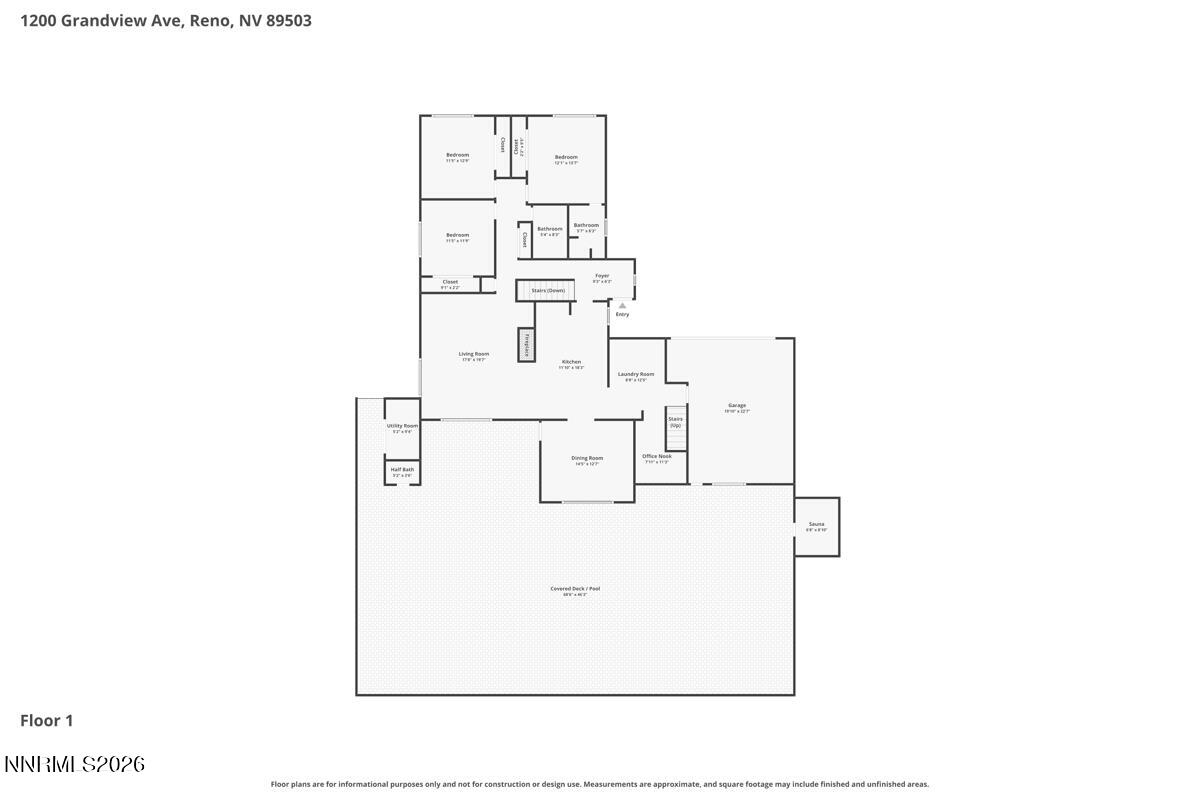 1200 Grandview Avenue Reno, NV 89503 - Photo 52 of 54 Floor-1 2