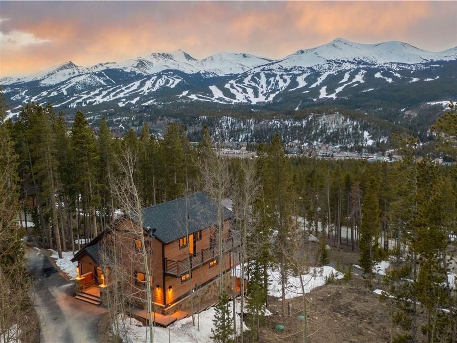 103 Bearing Tree Road Breckenridge, CO 80424 - Photo 1 of 30 a view of a city with mountains in the background