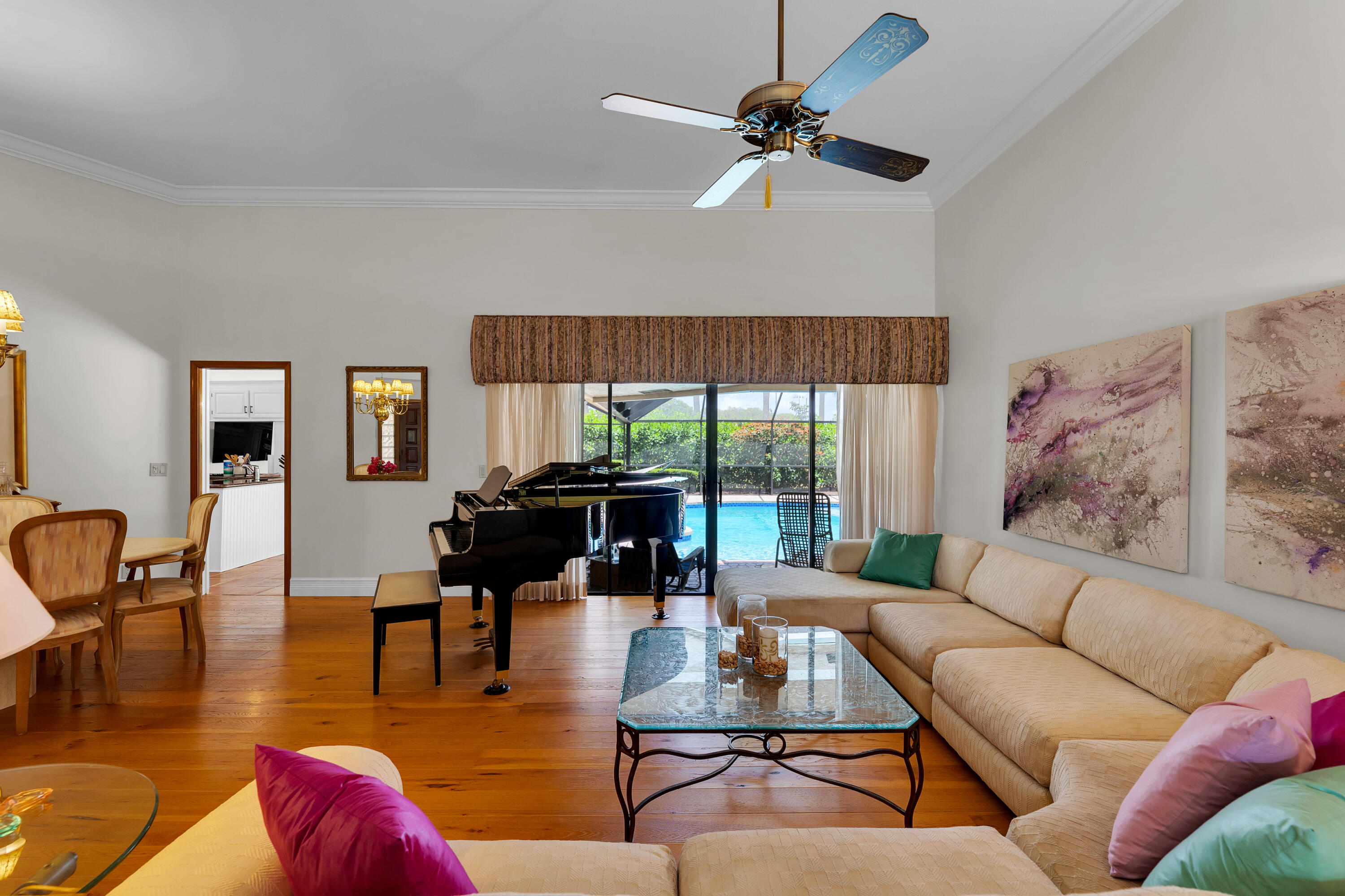 2622 Northwest 27th Avenue Boca Raton, FL 33434 - Photo 6 of 30 Living Room to Pool