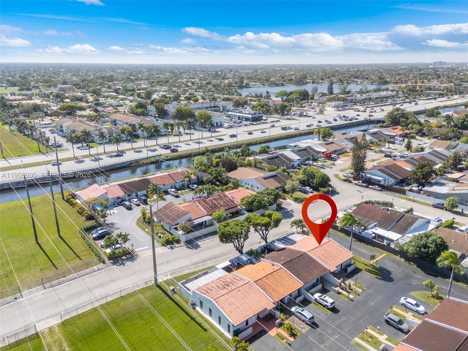 9466 Southwest 6th Lane Miami, FL 33174 - Photo 28 of 34 an aerial view of a city