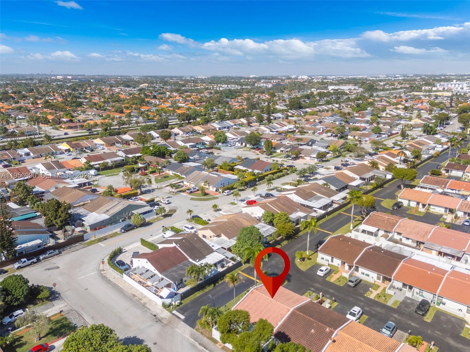 9466 Southwest 6th Lane Miami, FL 33174 - Photo 30 of 34 an aerial view of residential houses with city view
