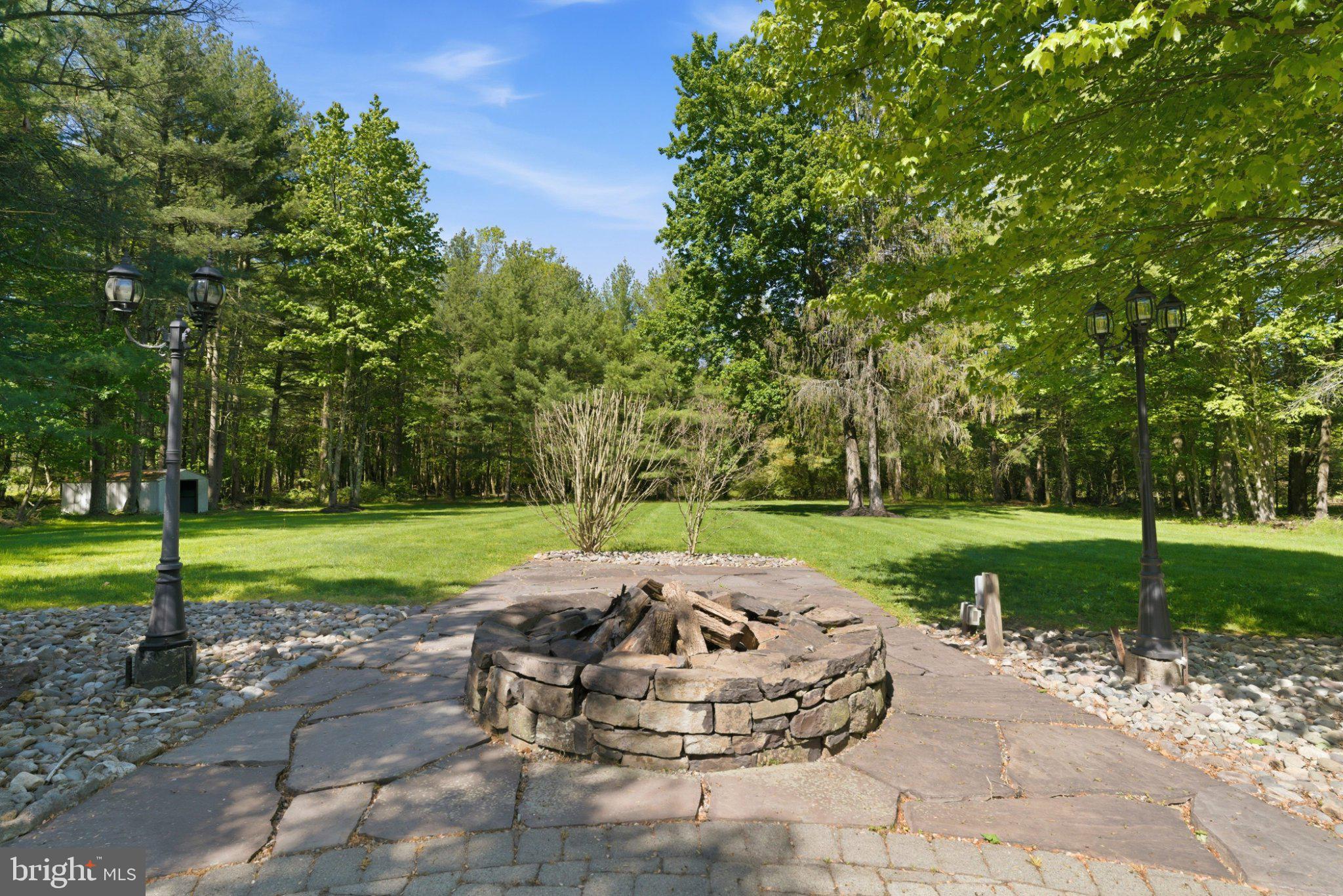 97 Union Road Frenchtown, NJ 08825 - Photo 107 of 112 Serene outdoor retreat with fire pit.