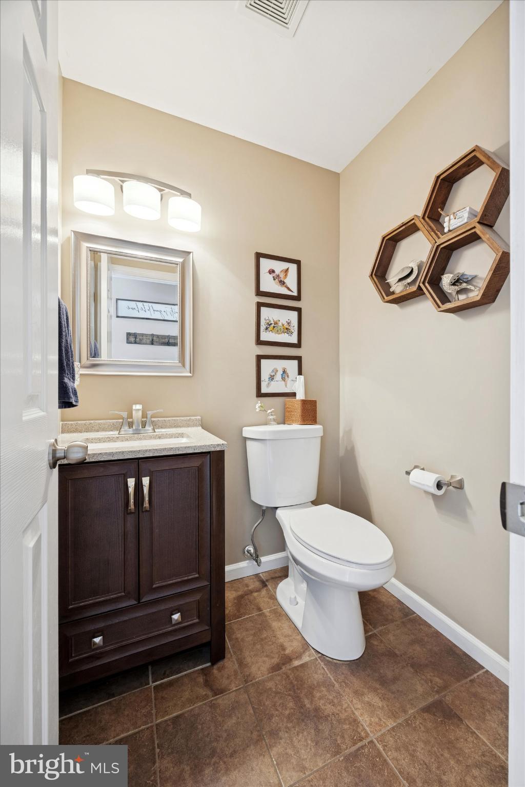132 Rugby Road Birdsboro, PA 19508 - Photo 9 of 25 Charming half-bath with modern accents.