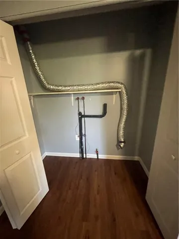a view of wooden floor in a room