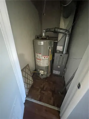 a view of water heater room
