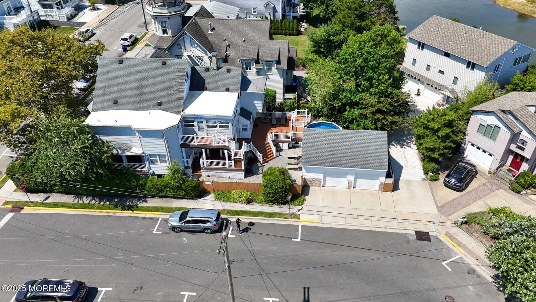 201 Forman Avenue Point Pleasant Beach, NJ 08742 - Photo 13 of 54 an aerial view of a house with swimming pool
