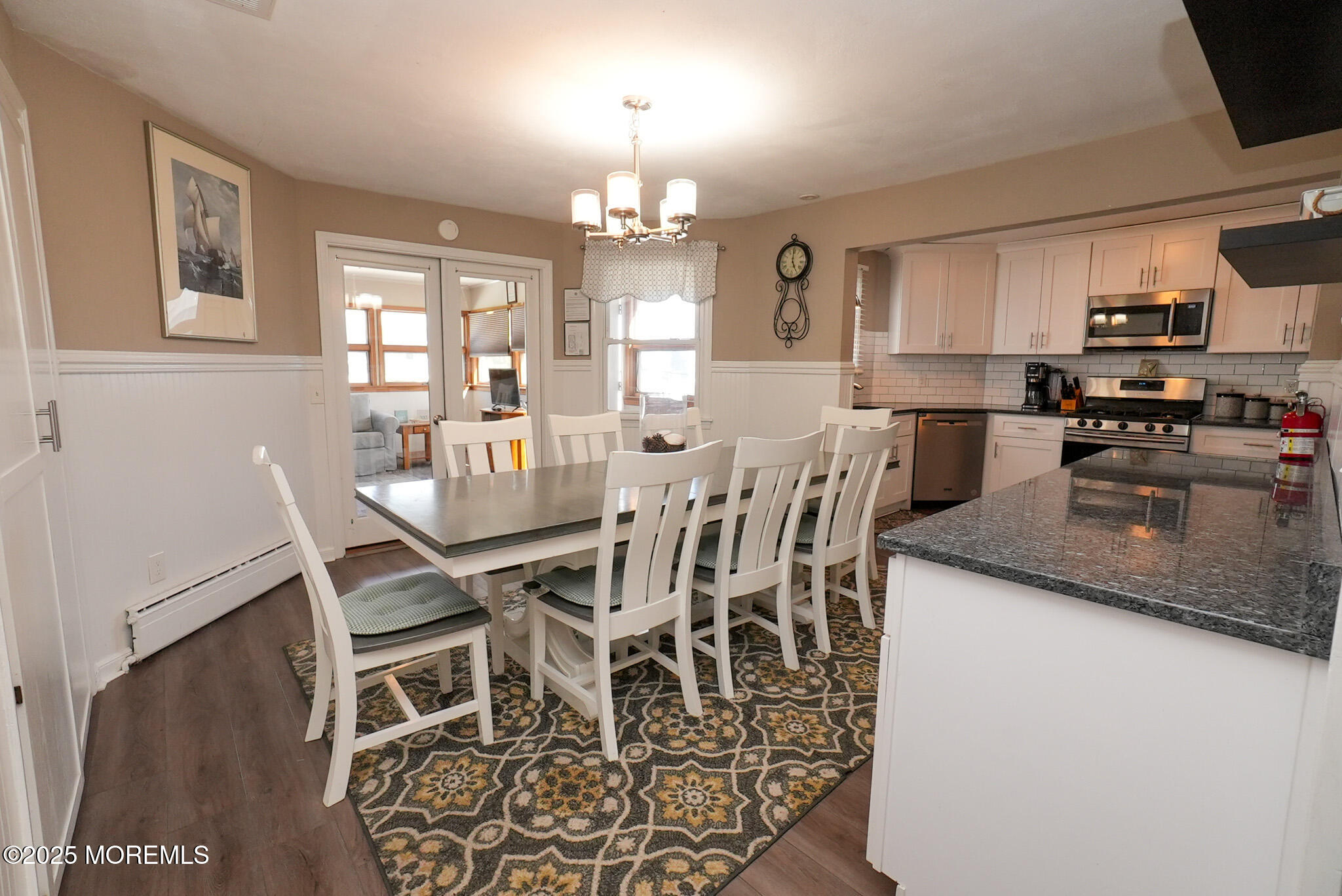 201 Forman Avenue Point Pleasant Beach, NJ 08742 - Photo 30 of 54 a view of a dining room with furniture and chandelier