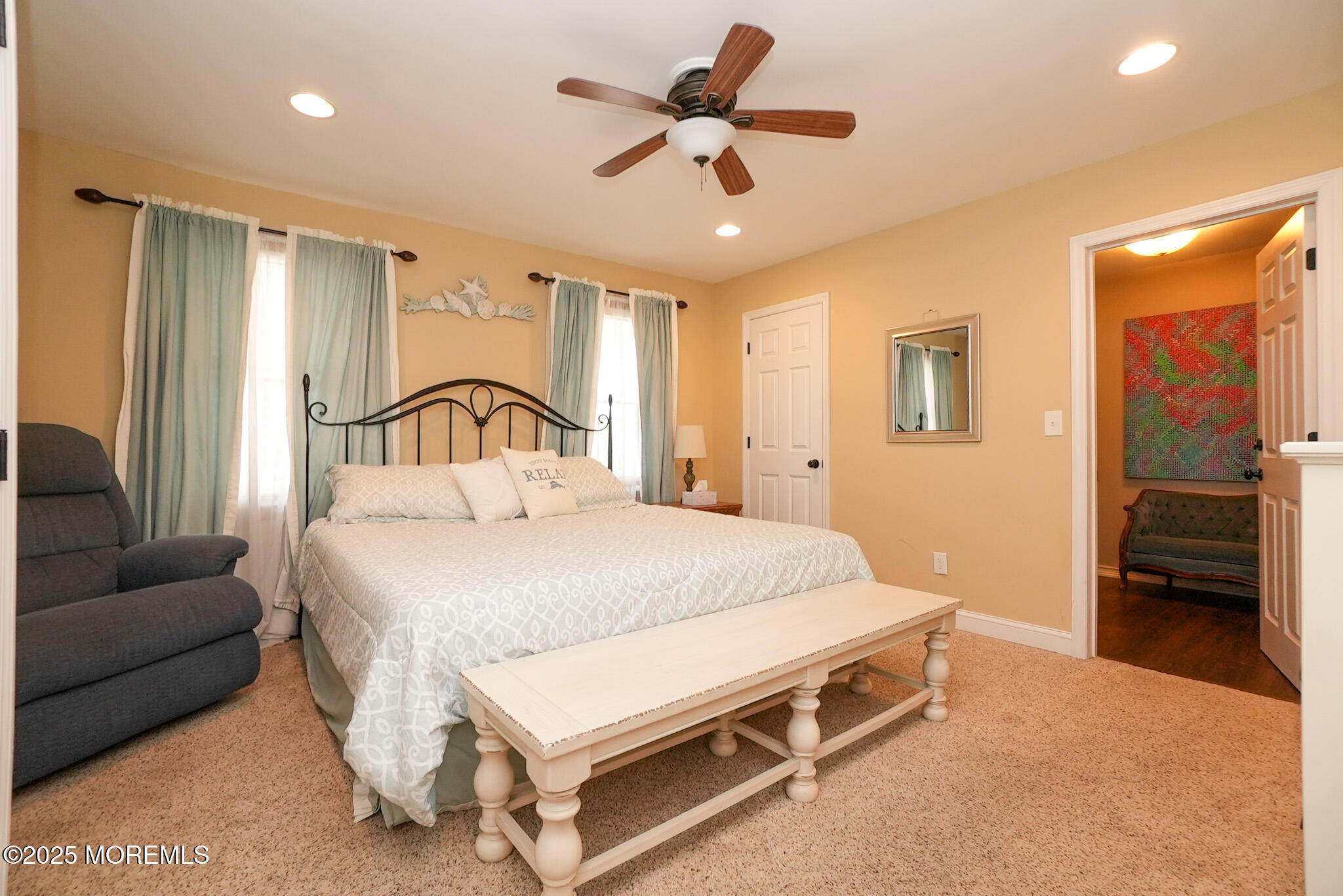 201 Forman Avenue Point Pleasant Beach, NJ 08742 - Photo 38 of 54 a bedroom with a bed and a walk in closet