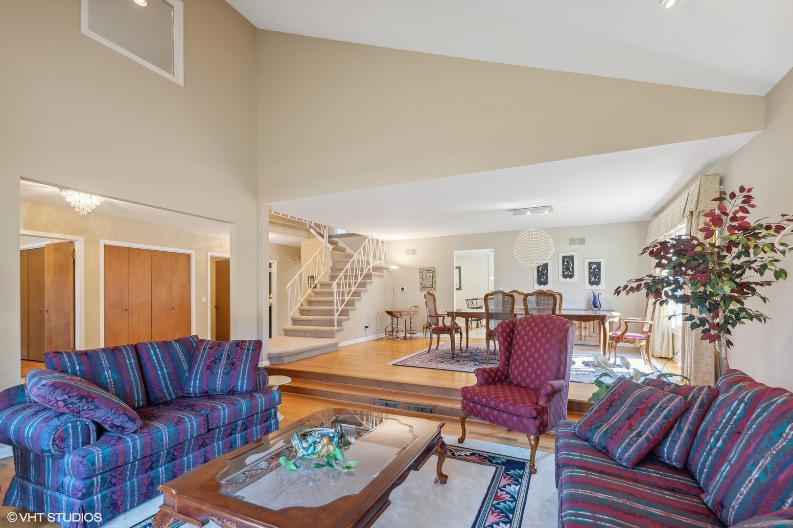 3905 Rugen Road Glenview, IL 60025 - Photo 4 of 31 a living room with furniture and a large window