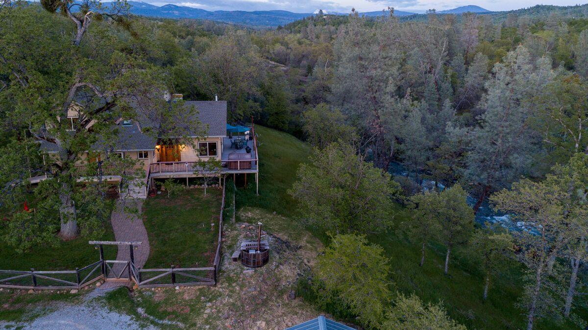 28585 Whitmore Road Whitmore, CA 96096 - Photo 28 of 118 Dusk- Home and Creek