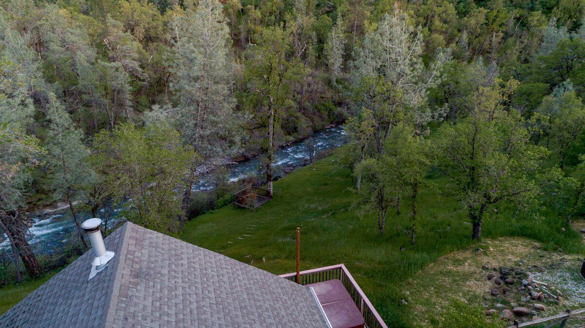 28585 Whitmore Road Whitmore, CA 96096 - Photo 29 of 118 House Deck to Lower Deck & Creek