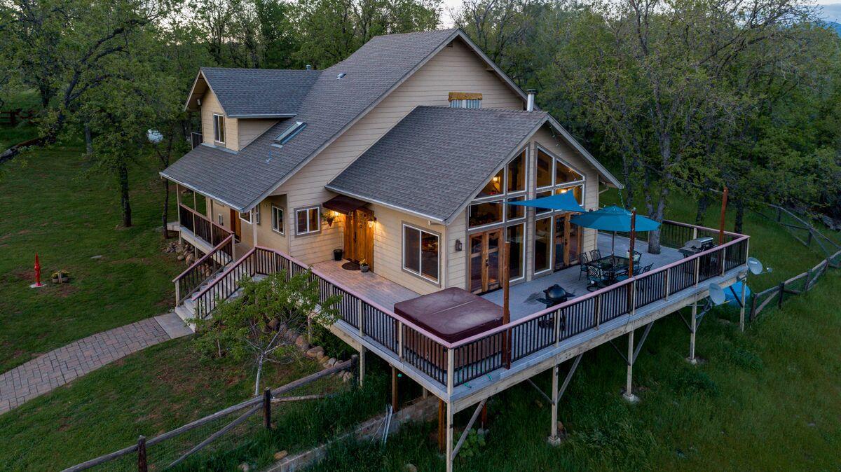 28585 Whitmore Road Whitmore, CA 96096 - Photo 3 of 118 Deck at Dusk