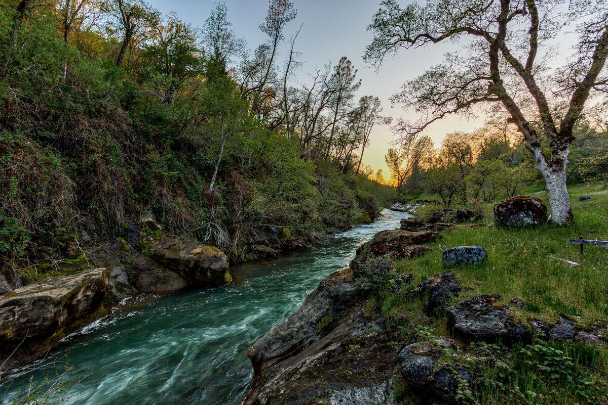 28585 Whitmore Road Whitmore, CA 96096 - Photo 32 of 118 Sunset over the creek