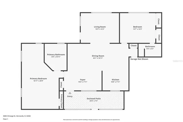 $175,000 | 3820 East Orange Drive, Hernando, FL 34442
