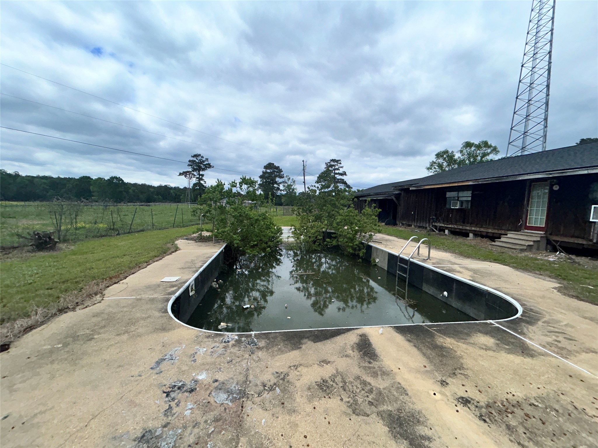 217 County Road 3083 Call, TX 75933 - Photo 12 of 38 a view of a swimming pool with a yard