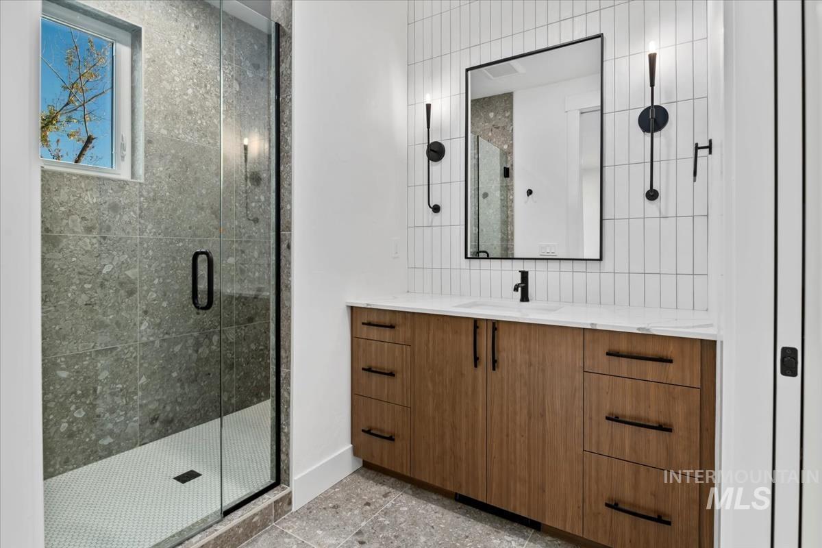 3249 West Moore Street Boise, ID 83702 - Photo 22 of 35 Full bath with a stall shower and vanity