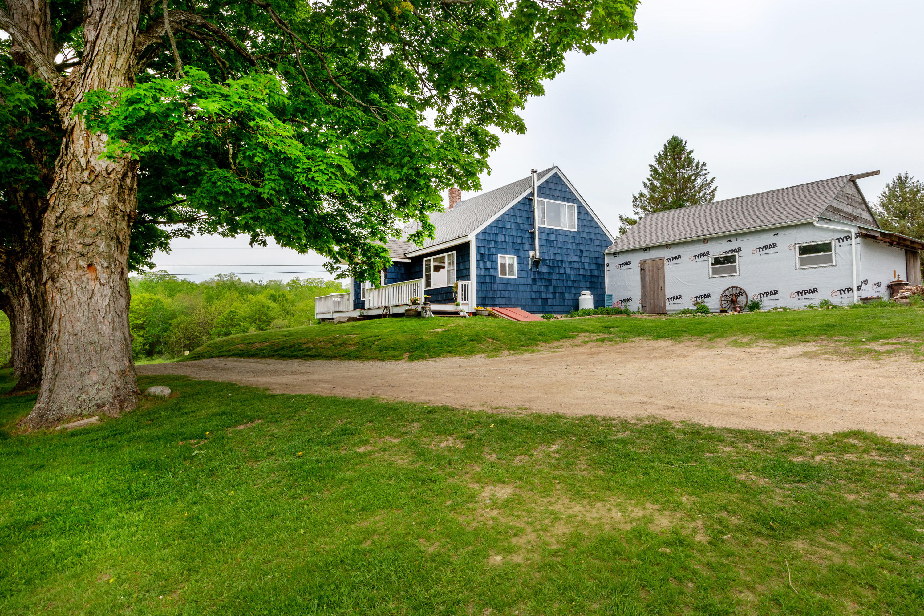 128 Fish Meadow Road Livermore, ME 04253 - Photo 46 of 86 Side and barn