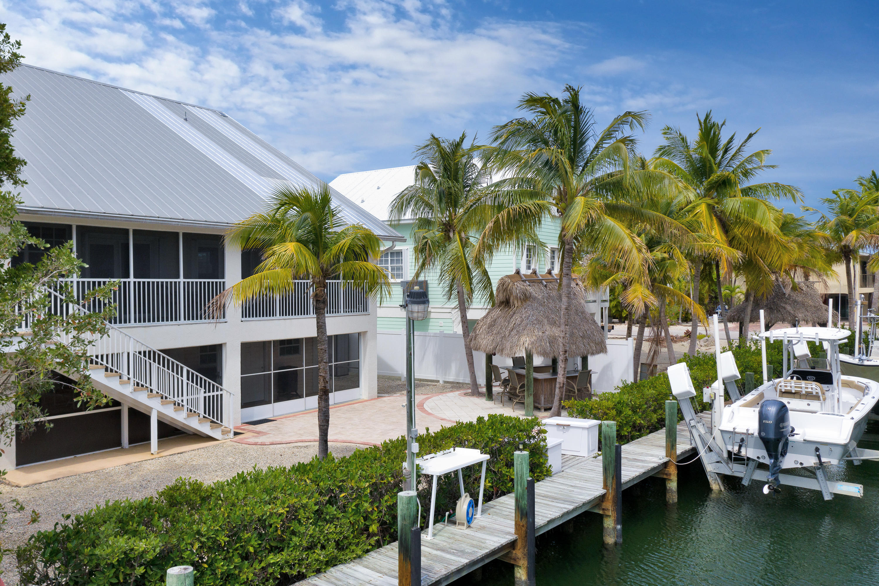 28564 Captain Kidd Road Summerland Key, FL 33042 - Photo 1 of 55 Back yard, boat lift