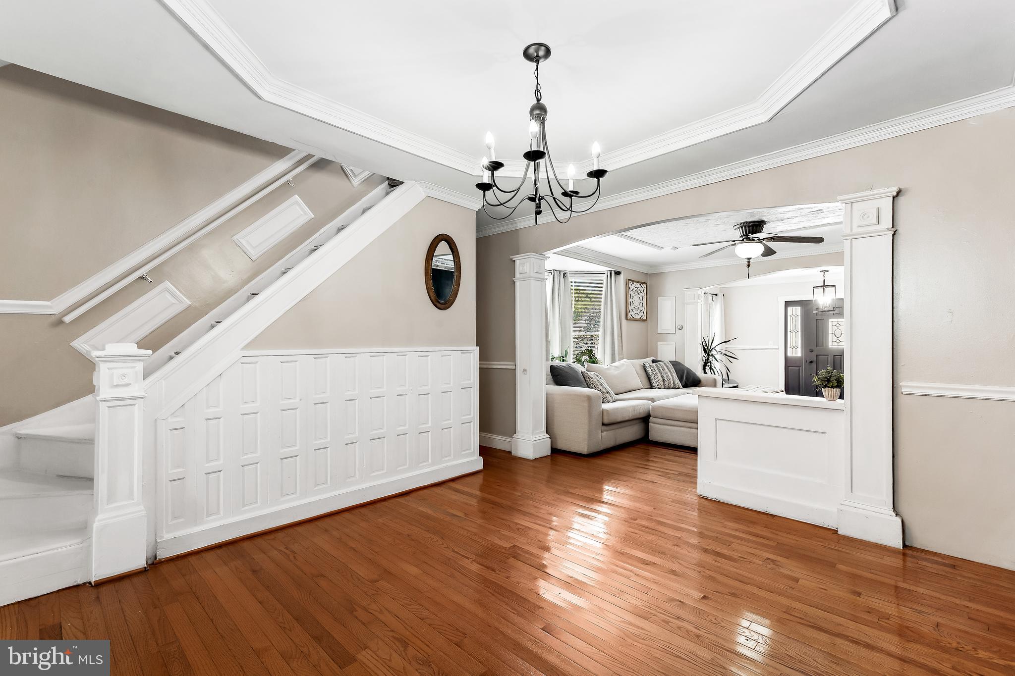 11914 Jericho Road Kingsville, MD 21087 - Photo 17 of 71 a living room with furniture and a chandelier