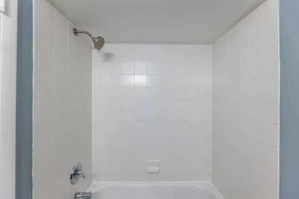 a close up of a bathtub