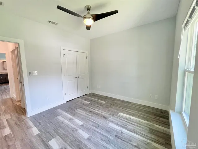 wooden floor in an empty room
