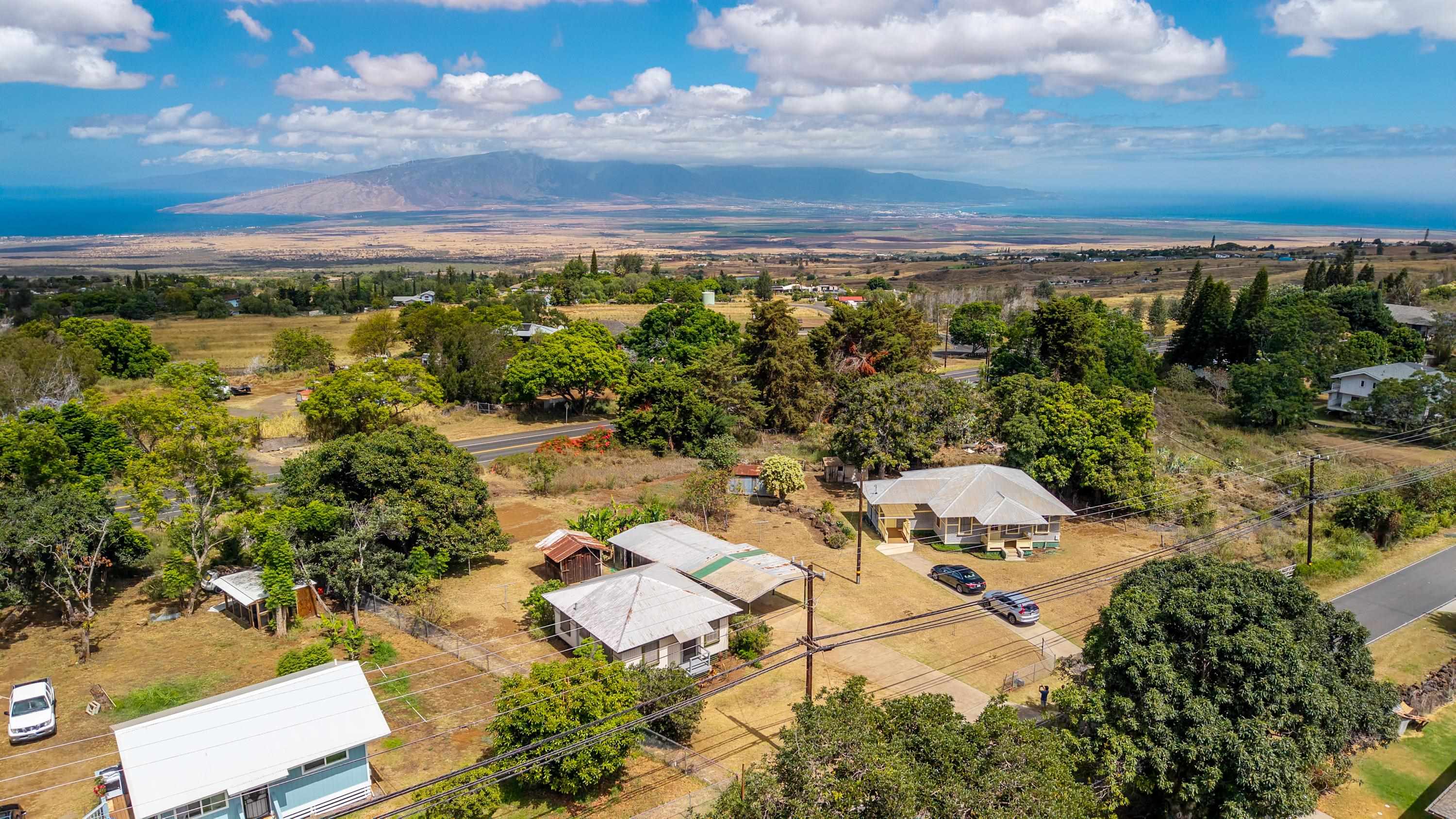 3044 Lower Kula Road Kula, HI 96790 - Photo 26 of 44 an aerial view of residential building with outdoor space