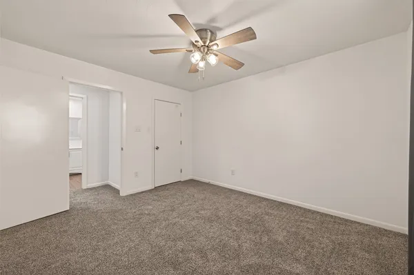 a view of an empty room