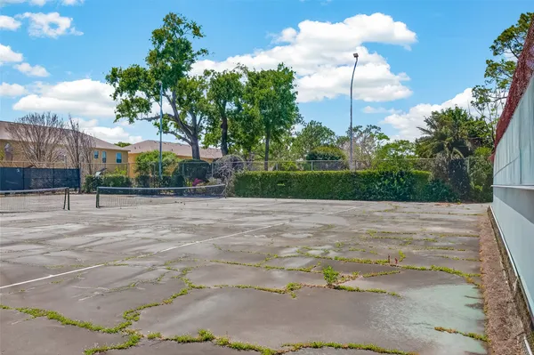 a view of a yard in front of a house