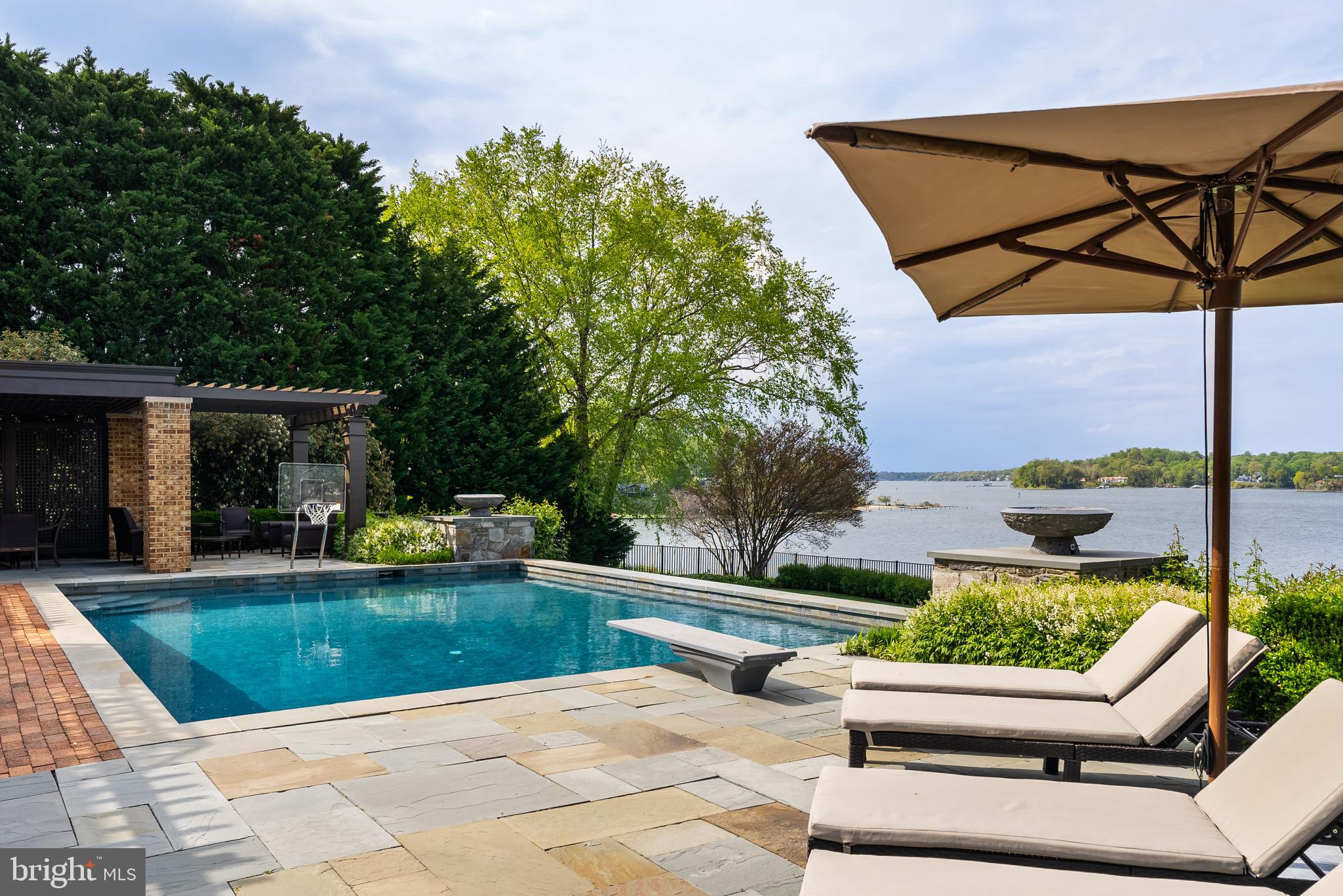 806 Coachway Annapolis, MD 21401 - Photo 36 of 43 a view of backyard with swimming pool and patio