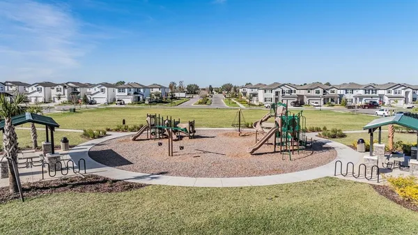 an ocean view with outdoor seating