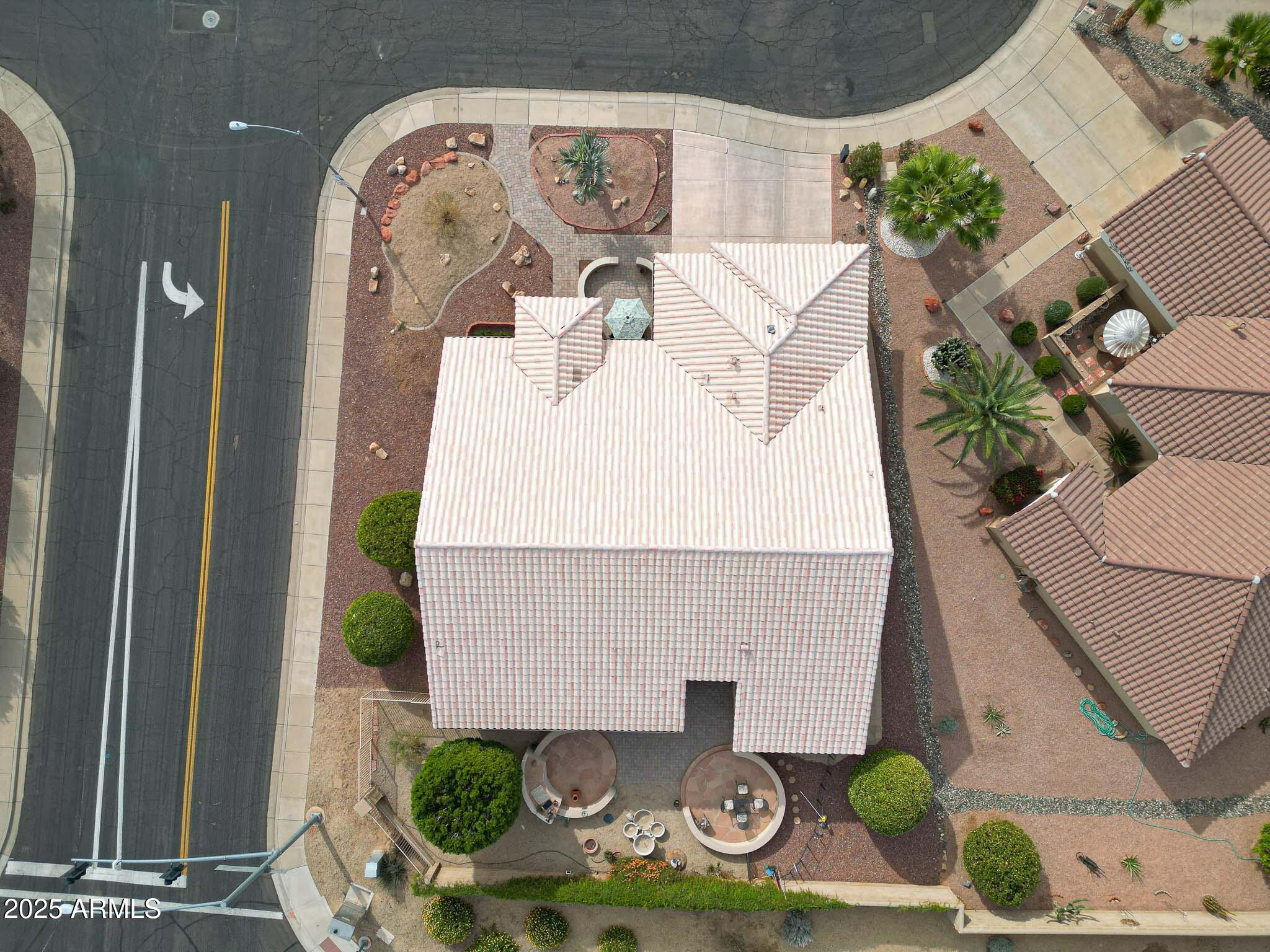 22318 North Dusty Trail Boulevard Sun City West, AZ 85375 - Photo 53 of 66 an aerial view of a house with outdoor space and sitting space