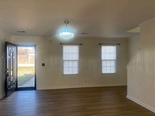 337 Pawnee Trail Murfreesboro, TN 37128 - Photo 5 of 40 a view of an empty room with wooden floor and a window