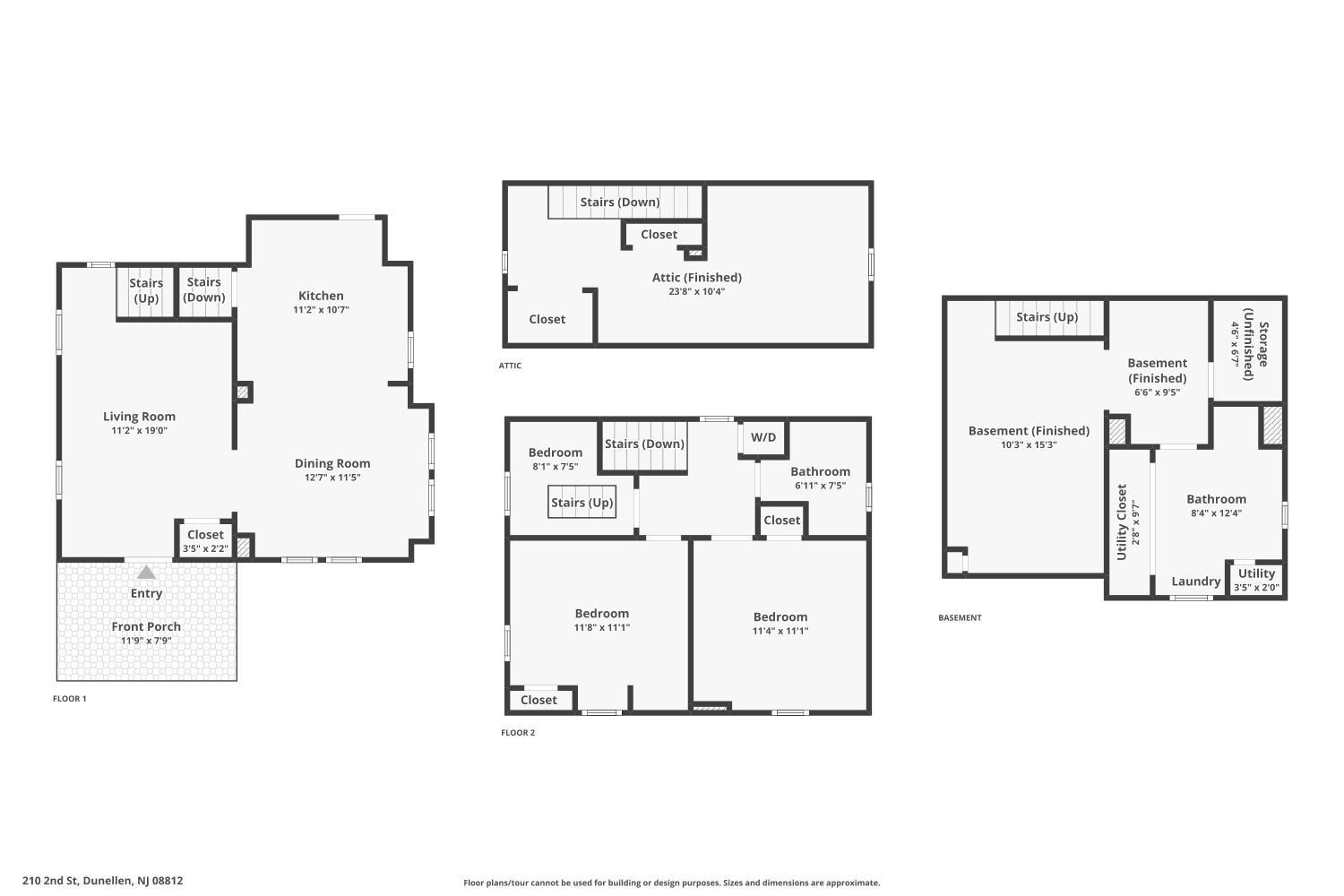 210 2nd Street Dunellen, NJ 08812 - Photo 42 of 42 a picture of a bathroom with a shower