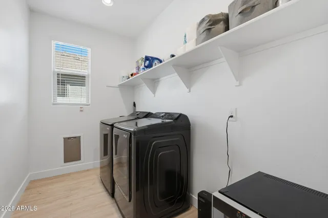 a view of storage and utility room