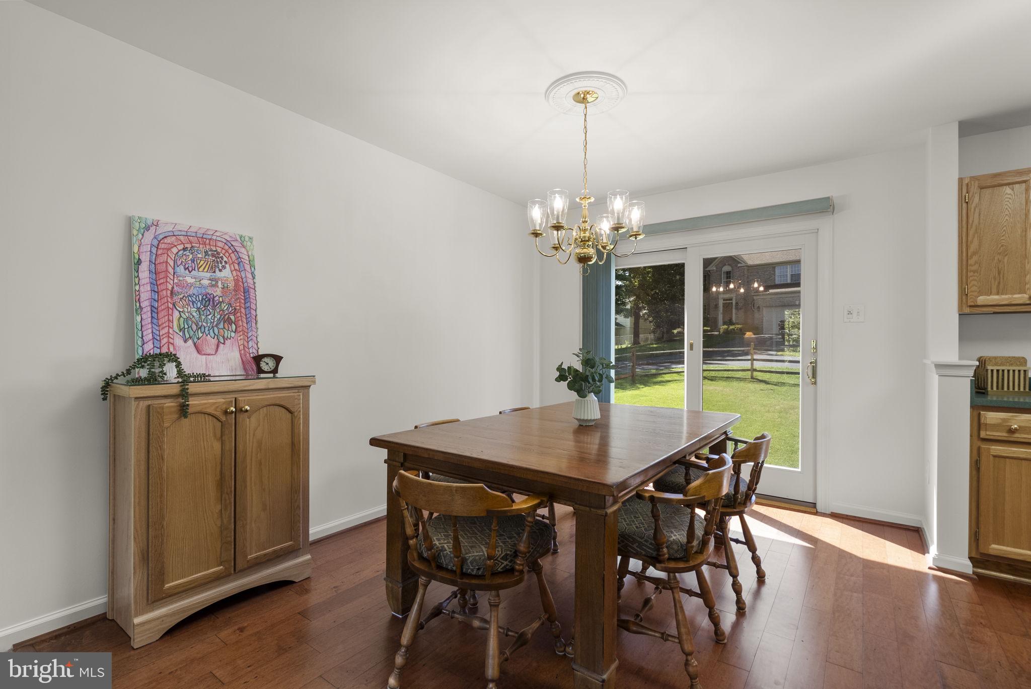 9543 Ridgeview Drive Columbia, MD 21046 - Photo 10 of 44 Dining room with backyard access