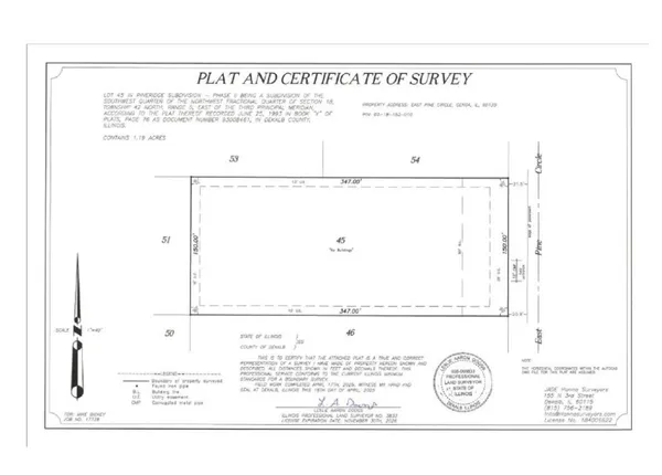 $72,000 | Lot 45 East Pine Circle, Genoa, IL 60135
