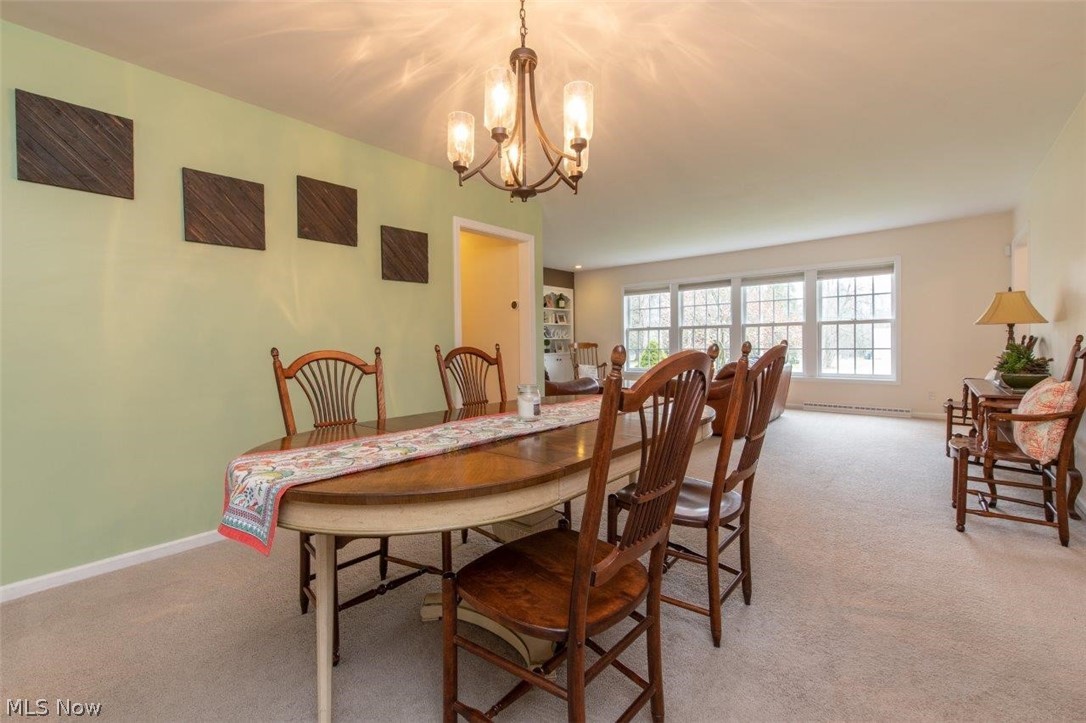 4970 Lander Road Chagrin Falls, OH 44022 - Photo 8 of 28 Formal Dining Room with Built-in Cabinets