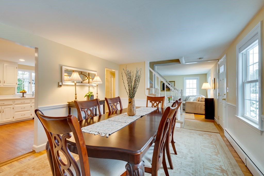 64 Grosvenor Road Needham, MA 02492 - Photo 3 of 36 a dining room with furniture and window