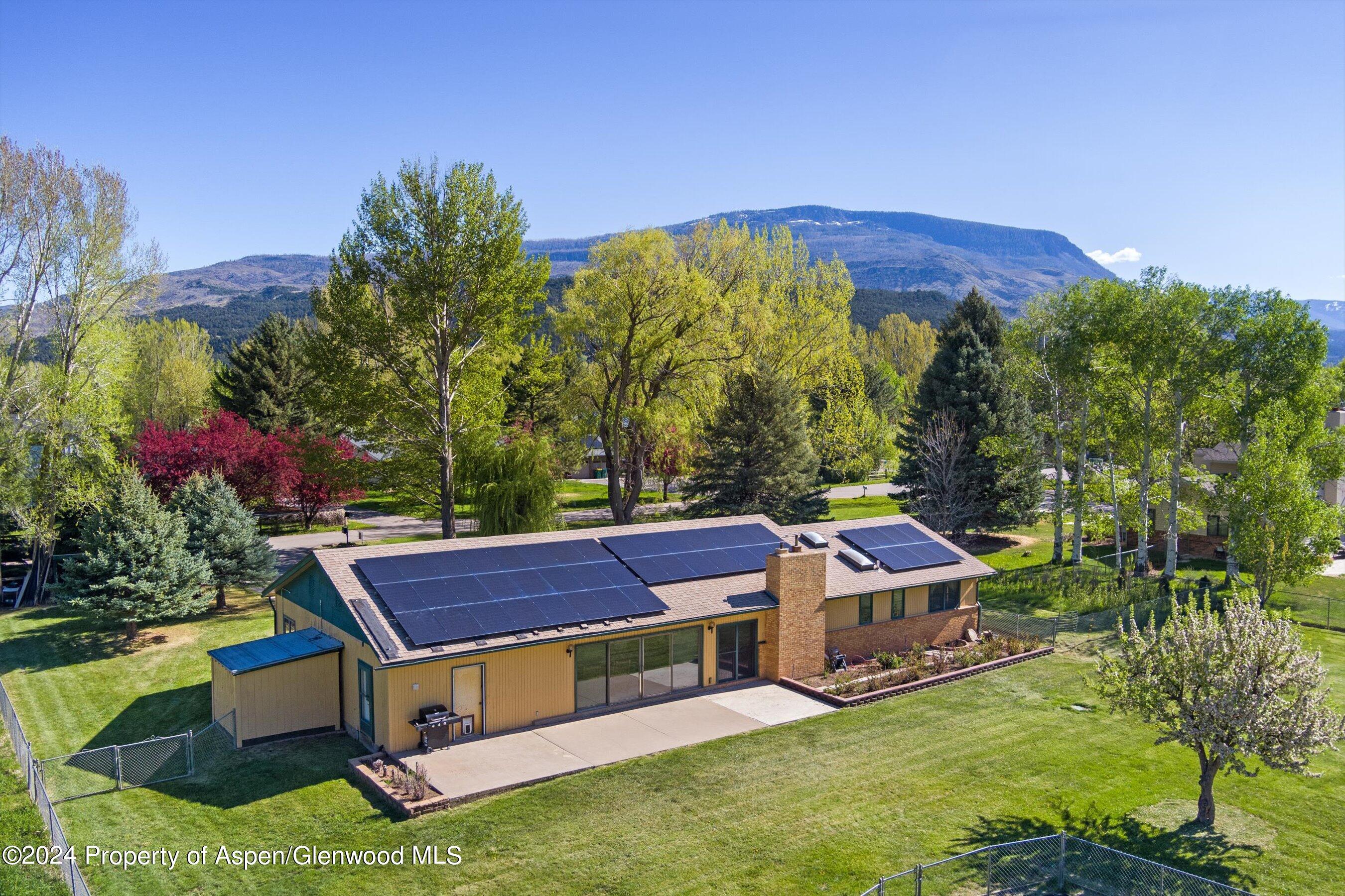 390 Apple Drive Basalt, CO 81621 - Photo 35 of 51 Backyard looking towards house
