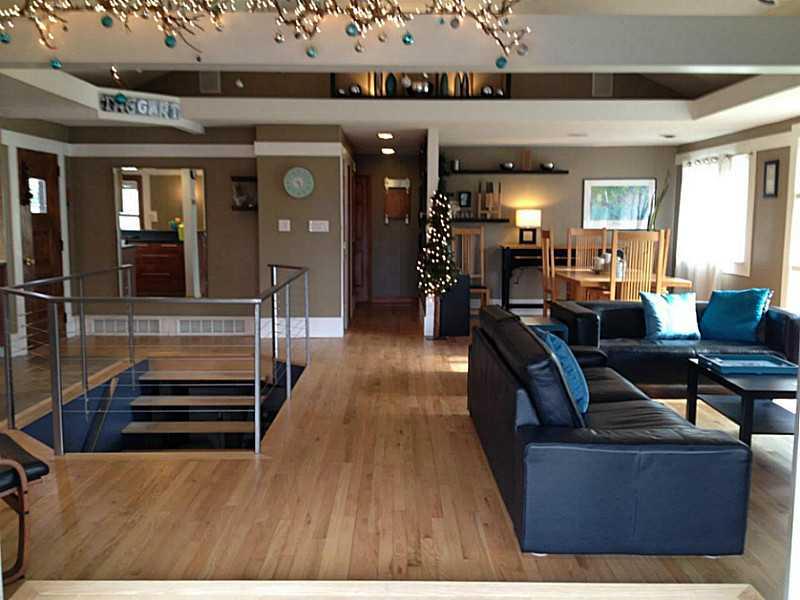 219 Summit Road Butler, PA 16001 - Photo 5 of 17 Family Room. Open concept living space with beamed ceilings!