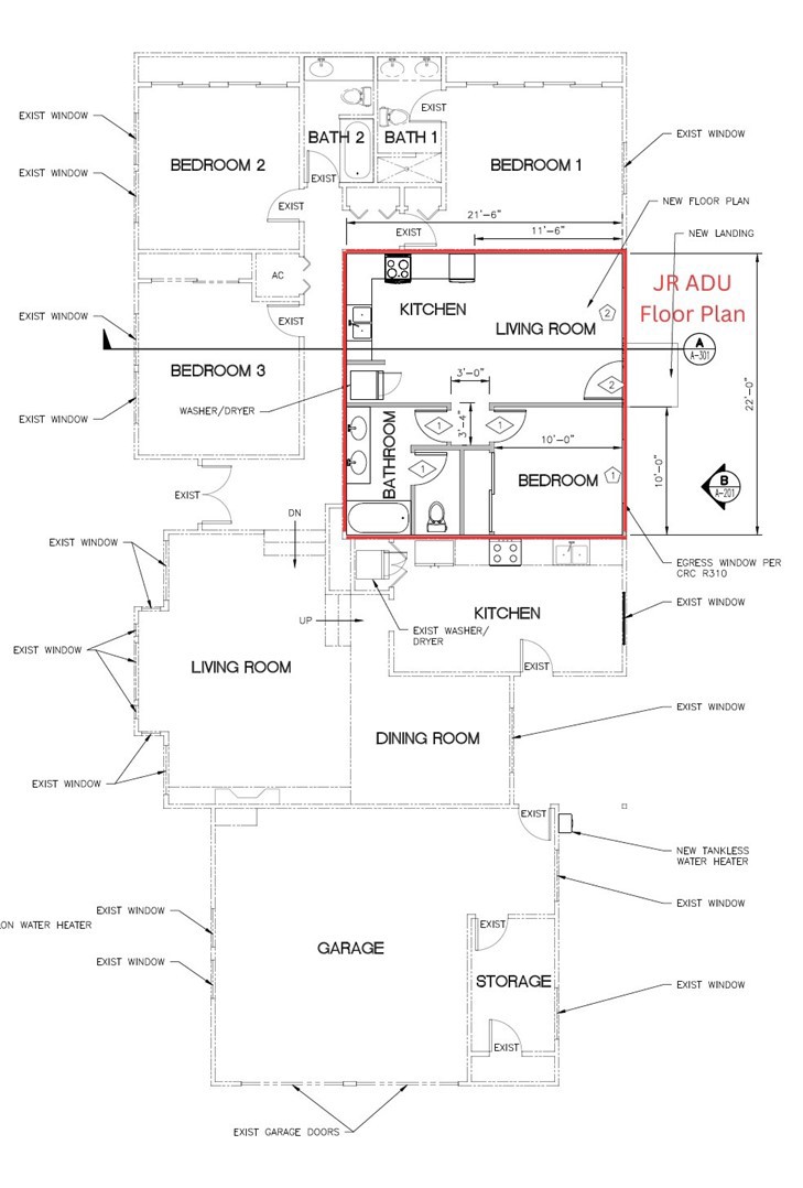 6304 Riley Way Riverside, CA 92509 - Photo 30 of 31 JR ADU Floor Plan