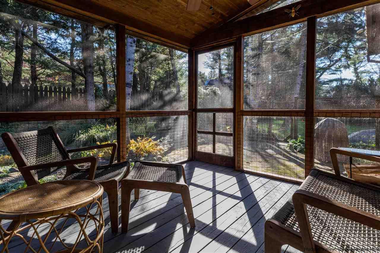 1882 County Road Olivebridge, NY 12461 - Photo 25 of 35 a view of a chairs and table in the balcony