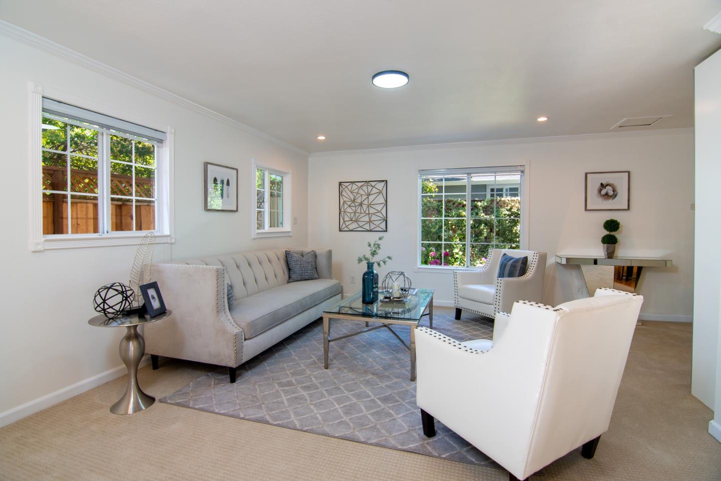535 Sobrato Drive Campbell, CA 95008 - Photo 8 of 32 a living room with furniture and windows