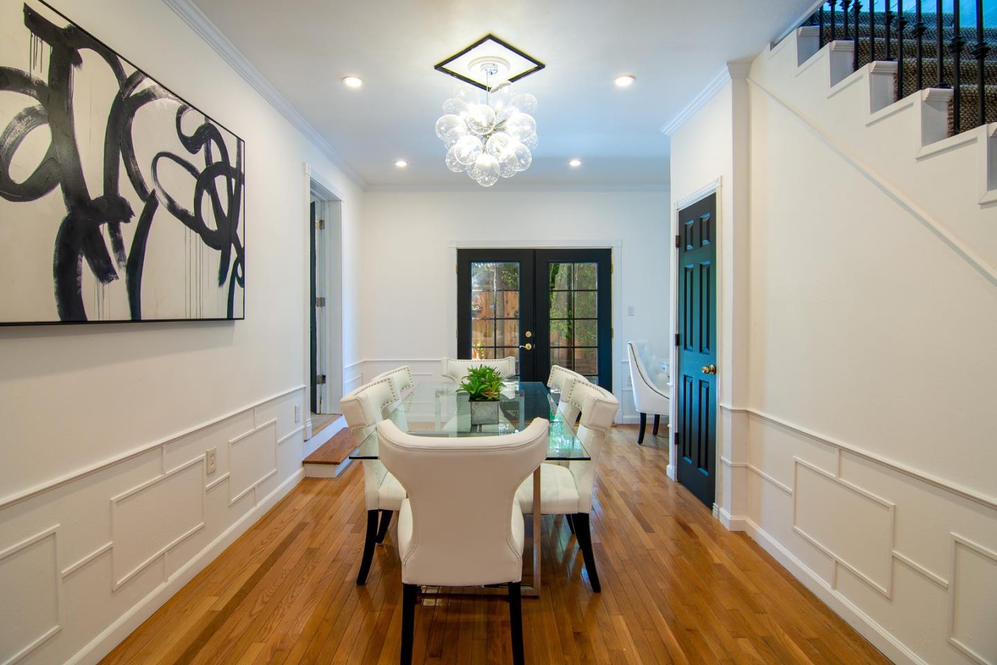 535 Sobrato Drive Campbell, CA 95008 - Photo 10 of 32 a view of a dining room with furniture and wooden floor