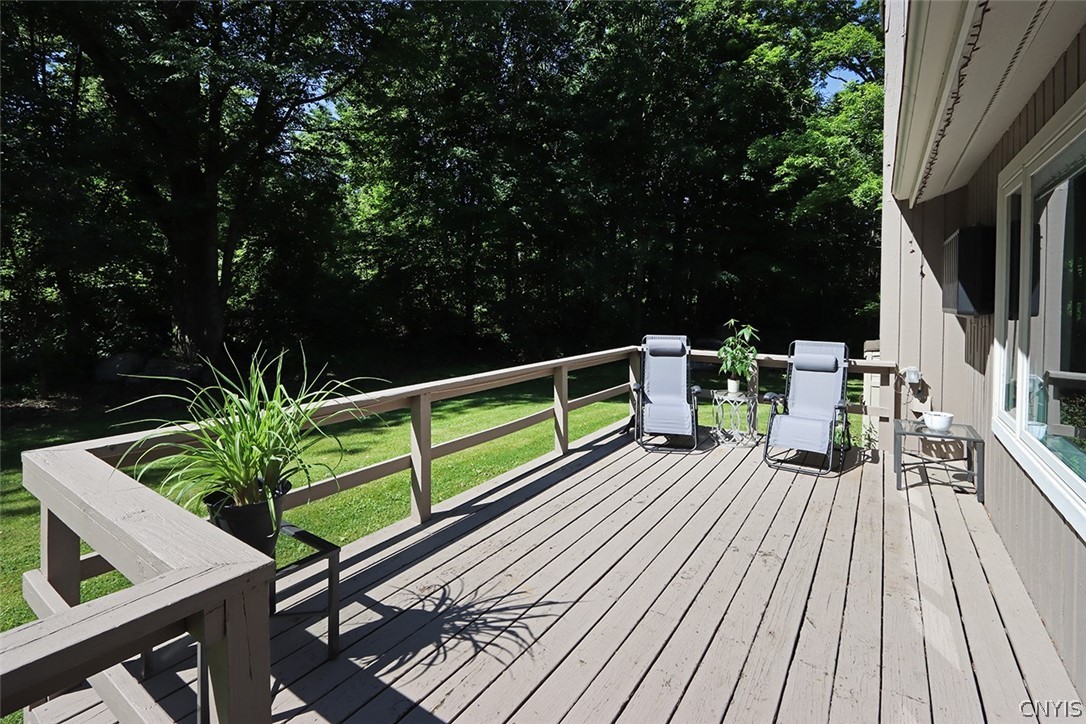8646 Salt Springs Road Manlius, NY 13104 - Photo 37 of 48 First of 2 spacious decks to enjoy entertaining in