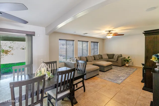 a view of a hallway with windows