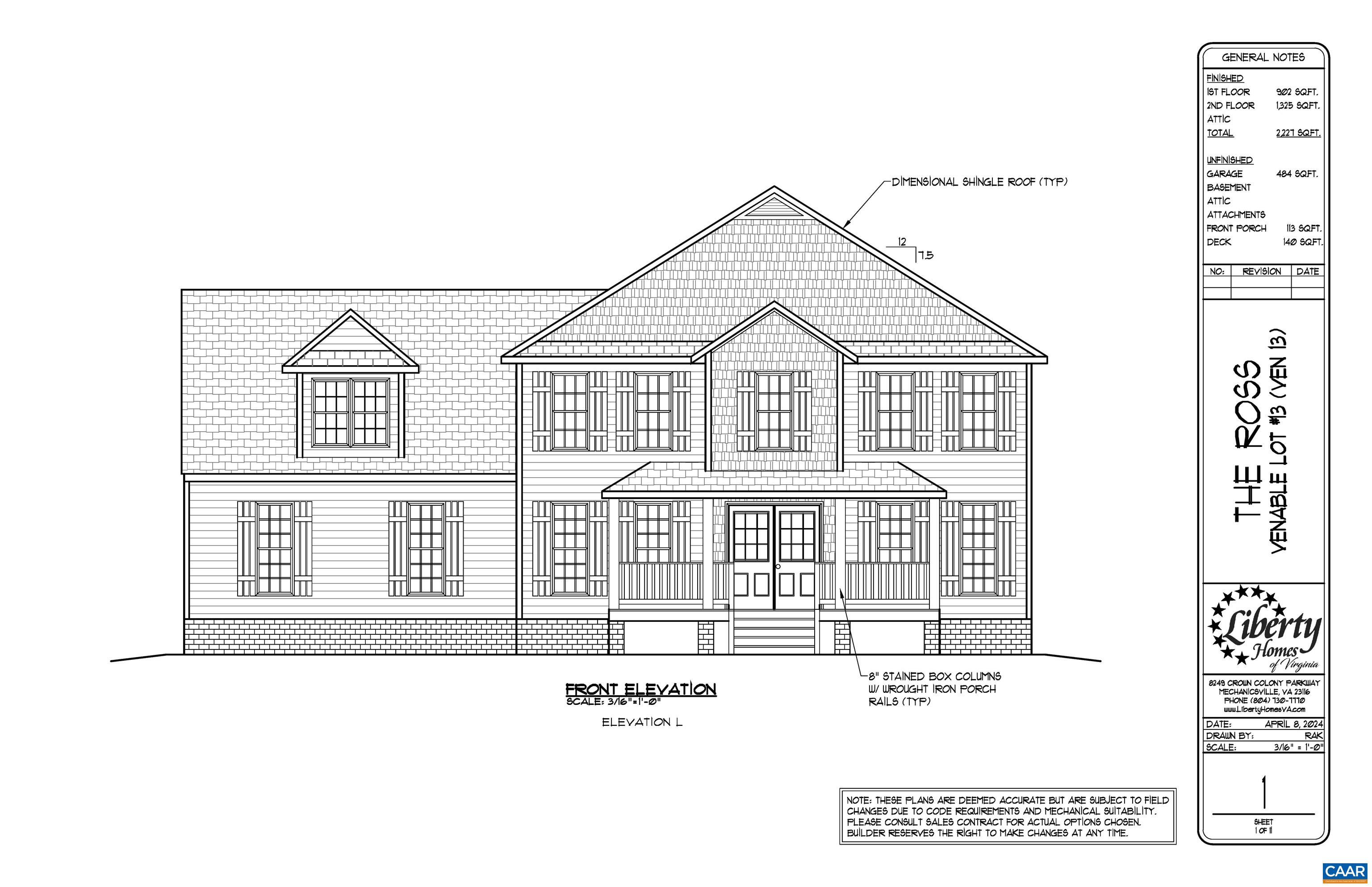 4696 Venable Road Kents Store, VA 23084 - Photo 26 of 28 a black and white photo of a floor plan